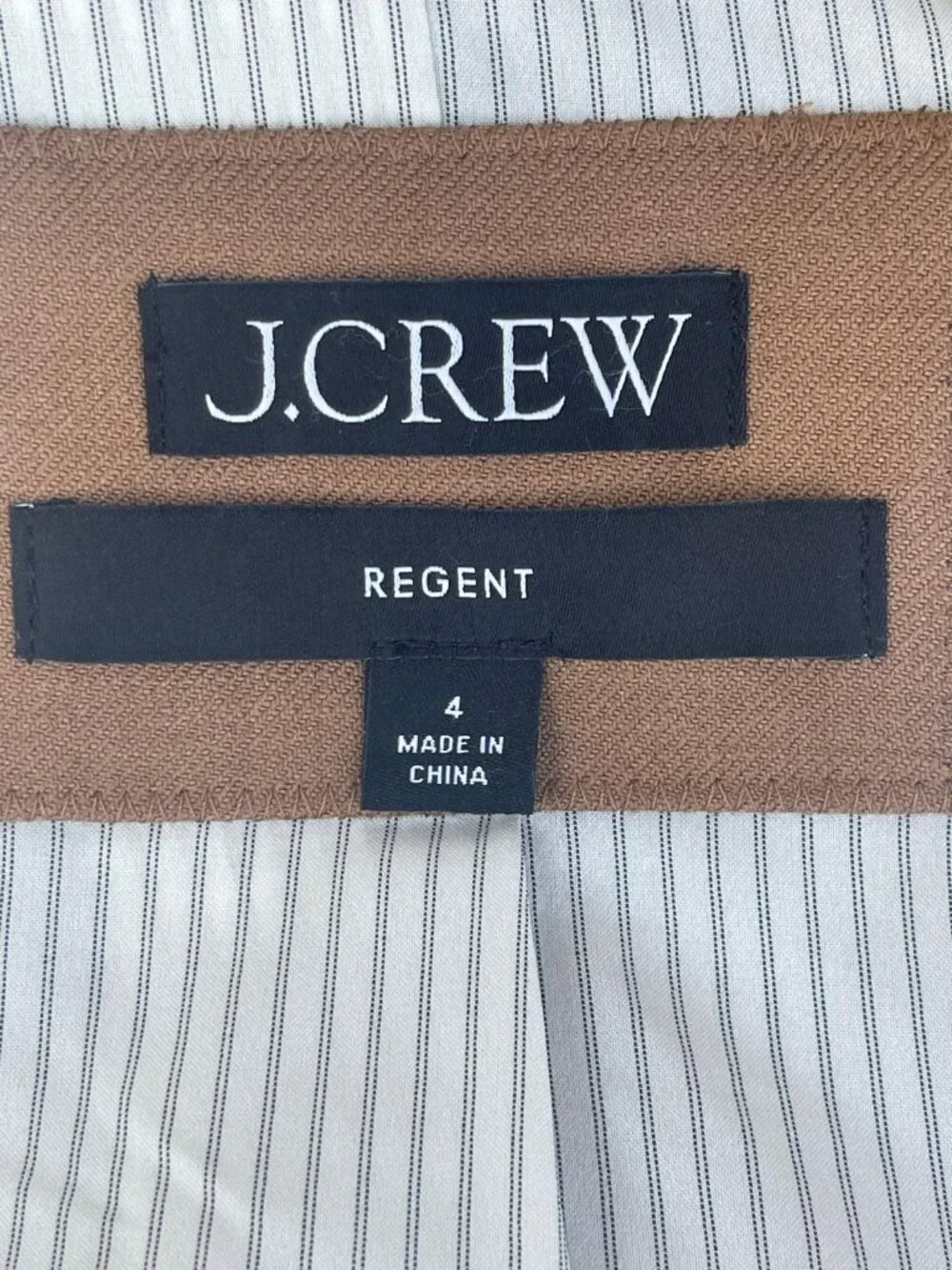 Excellent Condition J. Crew Stand Regent Blazer in Wool Fannel Size 4